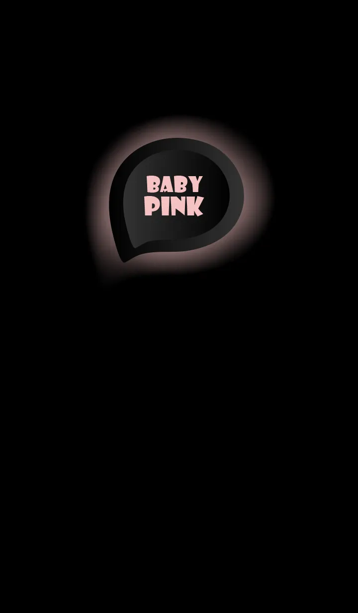 [LINE着せ替え] Baby Pink  With Black Theme (JP)の画像1