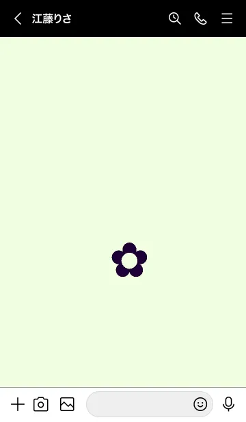 [LINE着せ替え] ザ シンプル ミニ フラワー 48の画像3