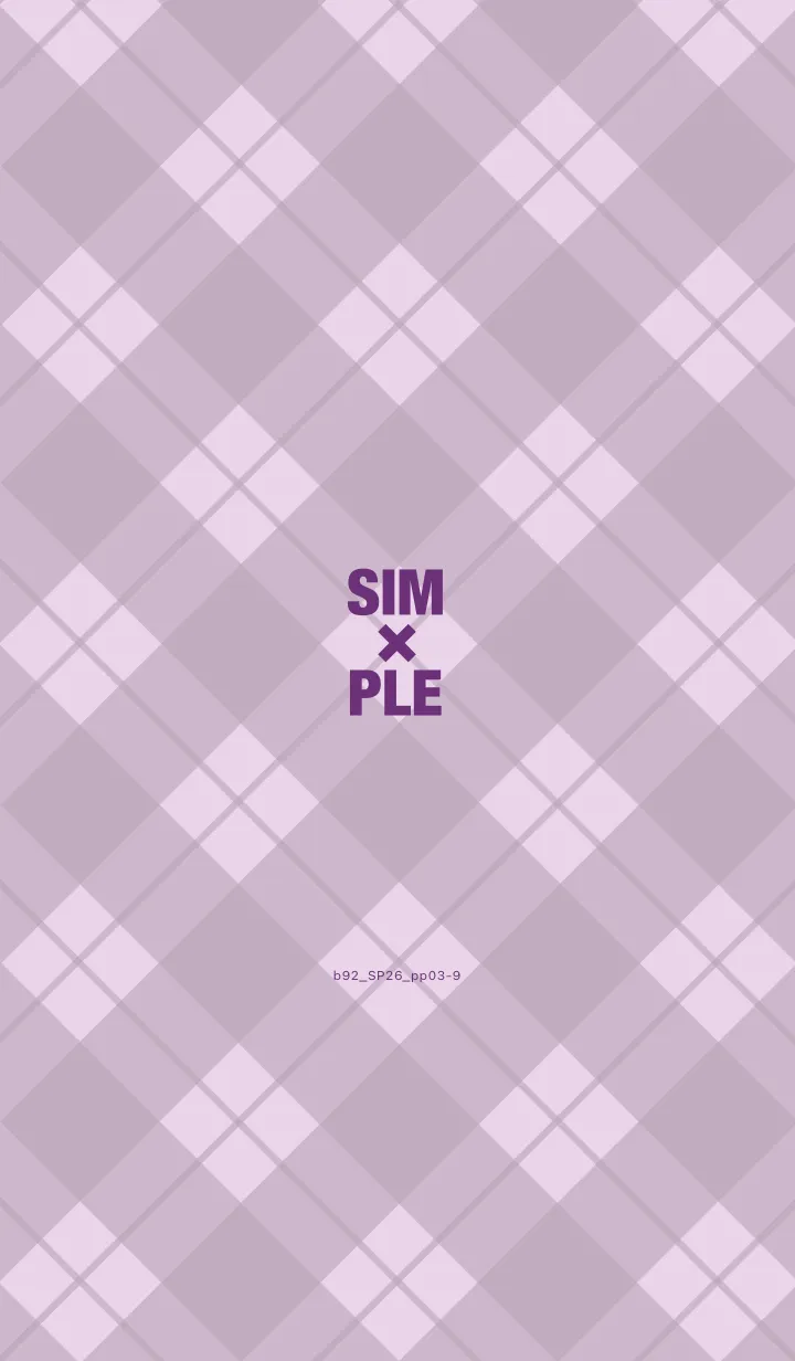 [LINE着せ替え] b92.26.パープル3-9の画像1