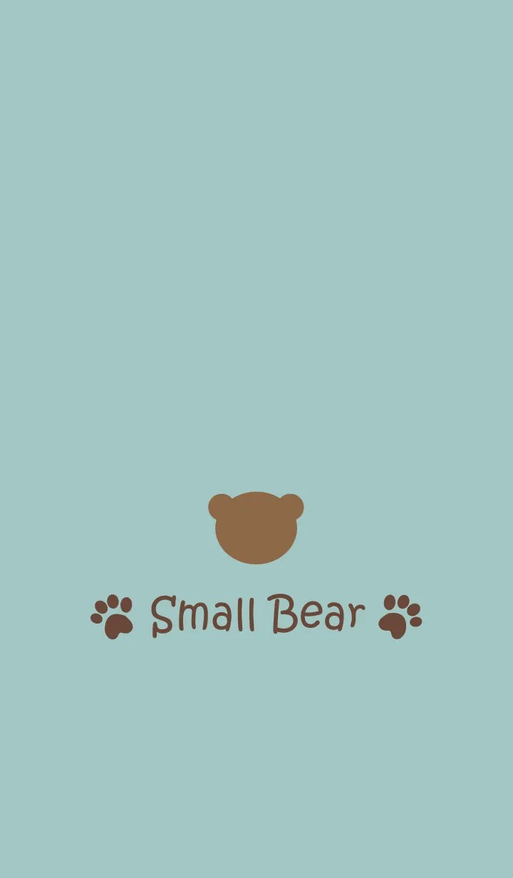 [LINE着せ替え] Small Bear *Natural Blue 2*の画像1