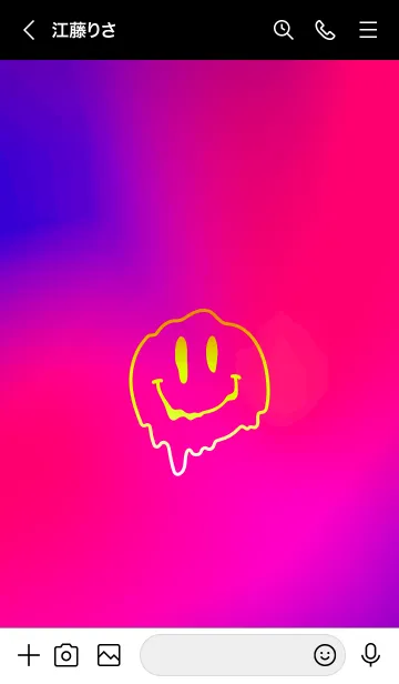 [LINE着せ替え] サイケデリック スマイル 37の画像3