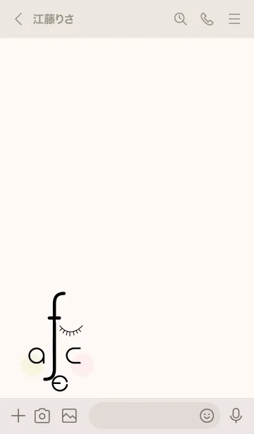 [LINE着せ替え] face.の画像3