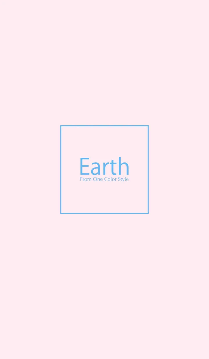 [LINE着せ替え] Earth／アースベビーピンクブルーの画像1