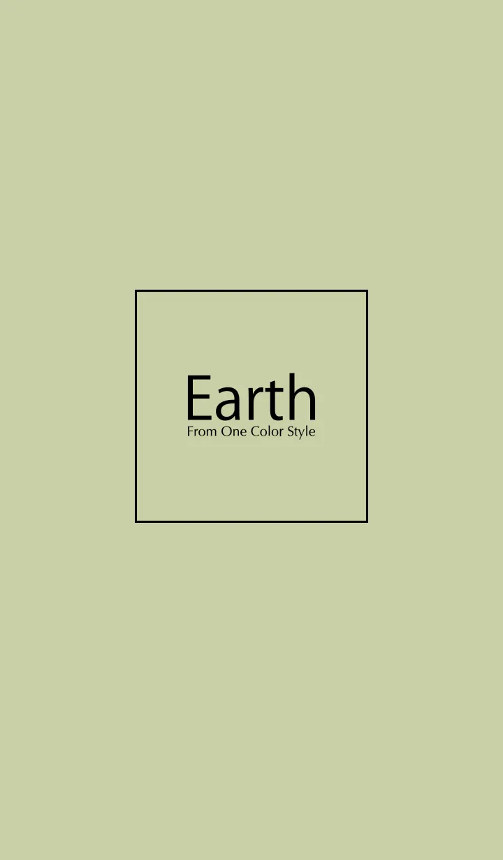 [LINE着せ替え] Earth／アースピスタチオリーブの画像1