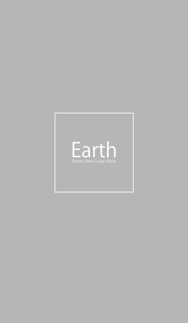 [LINE着せ替え] Earth／アースグレーブラックの画像1
