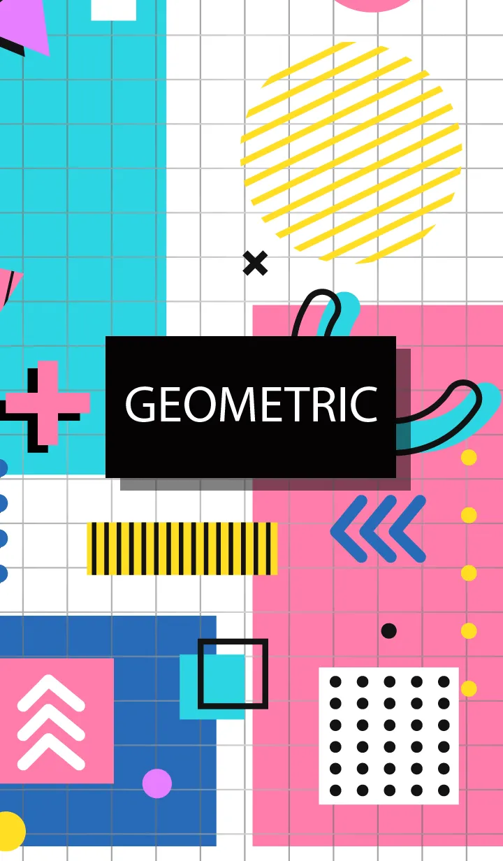 [LINE着せ替え] Line Flat Geometric 3の画像1