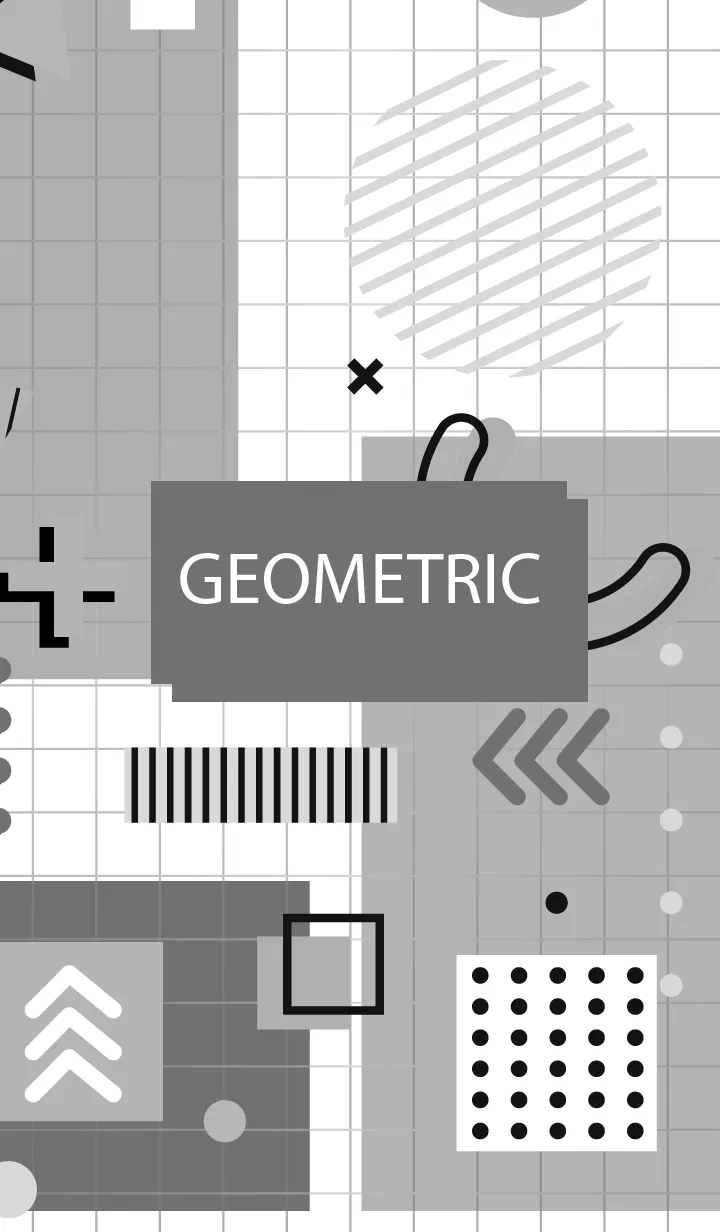 [LINE着せ替え] Line Flat Geometric 3.2の画像1