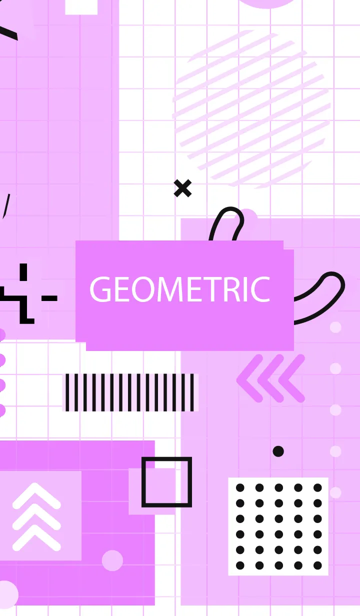 [LINE着せ替え] Line Flat Geometric 3.4の画像1