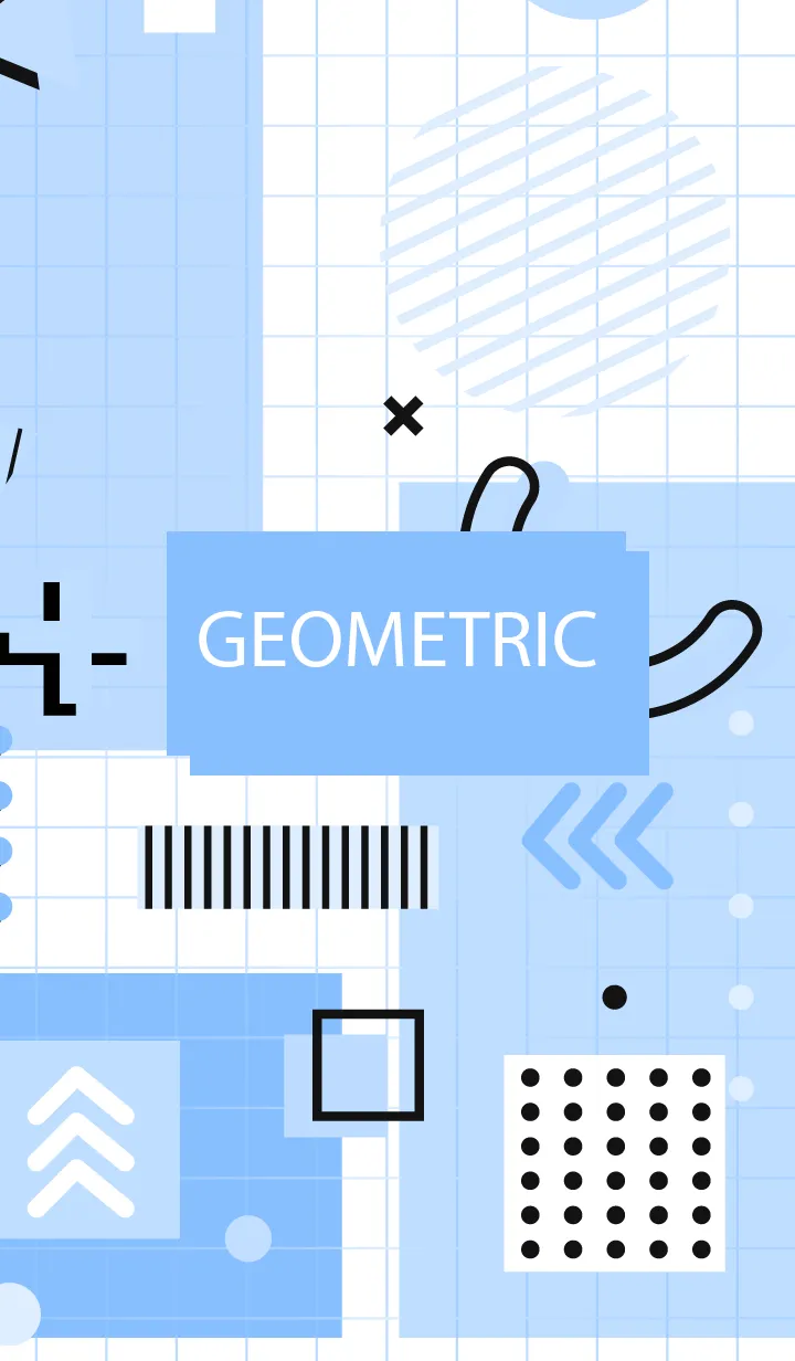 [LINE着せ替え] Line Flat Geometric 3.5の画像1