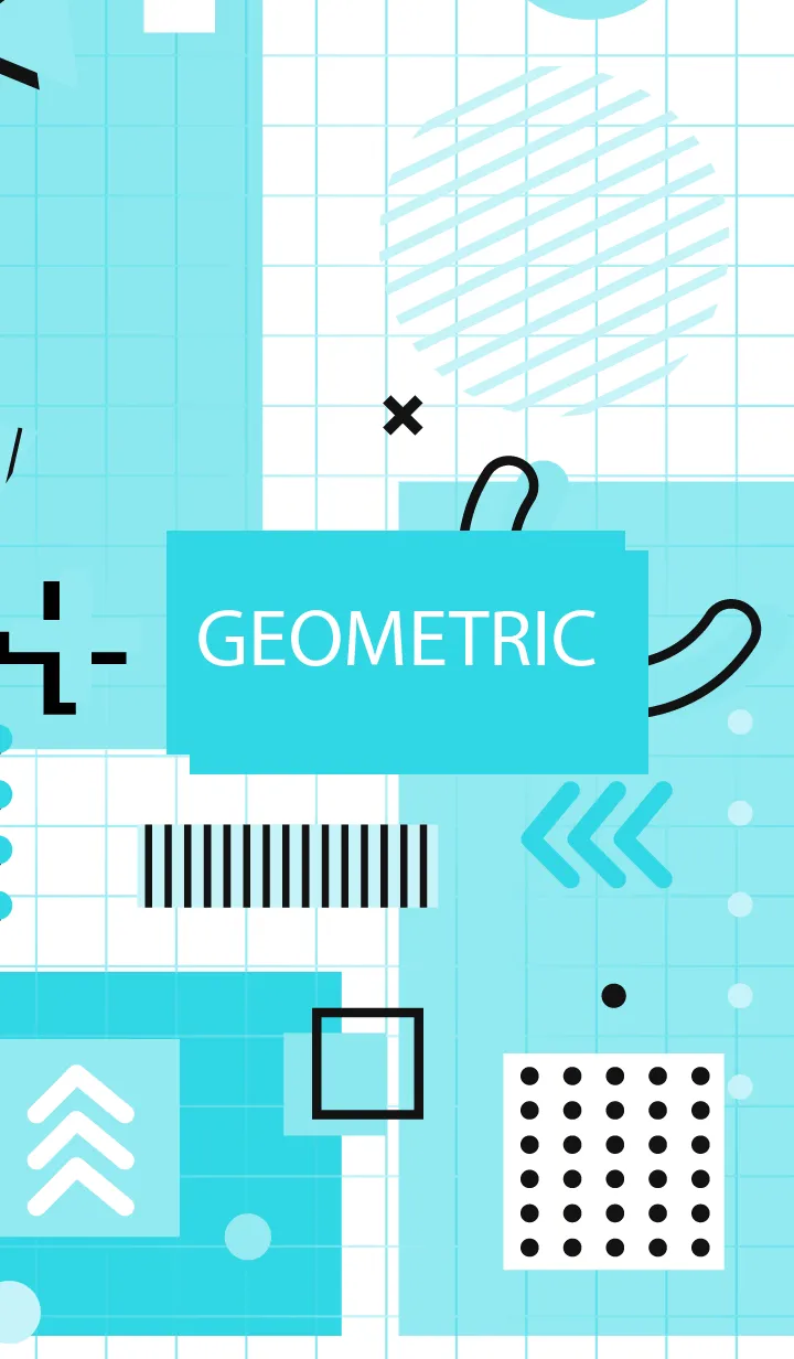 [LINE着せ替え] Line Flat Geometric 3.6の画像1