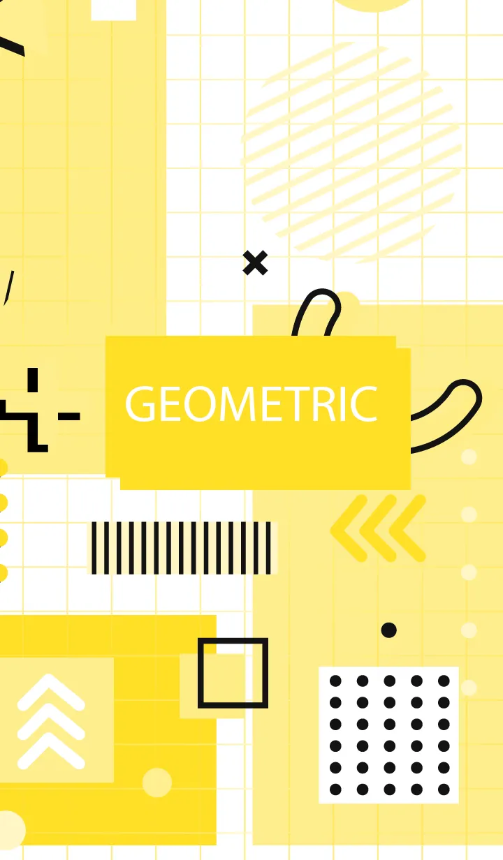 [LINE着せ替え] Line Flat Geometric 3.7の画像1