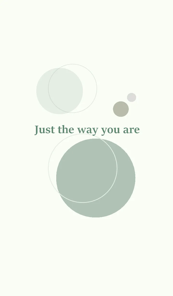 [LINE着せ替え] *.Just the way you are.*の画像1