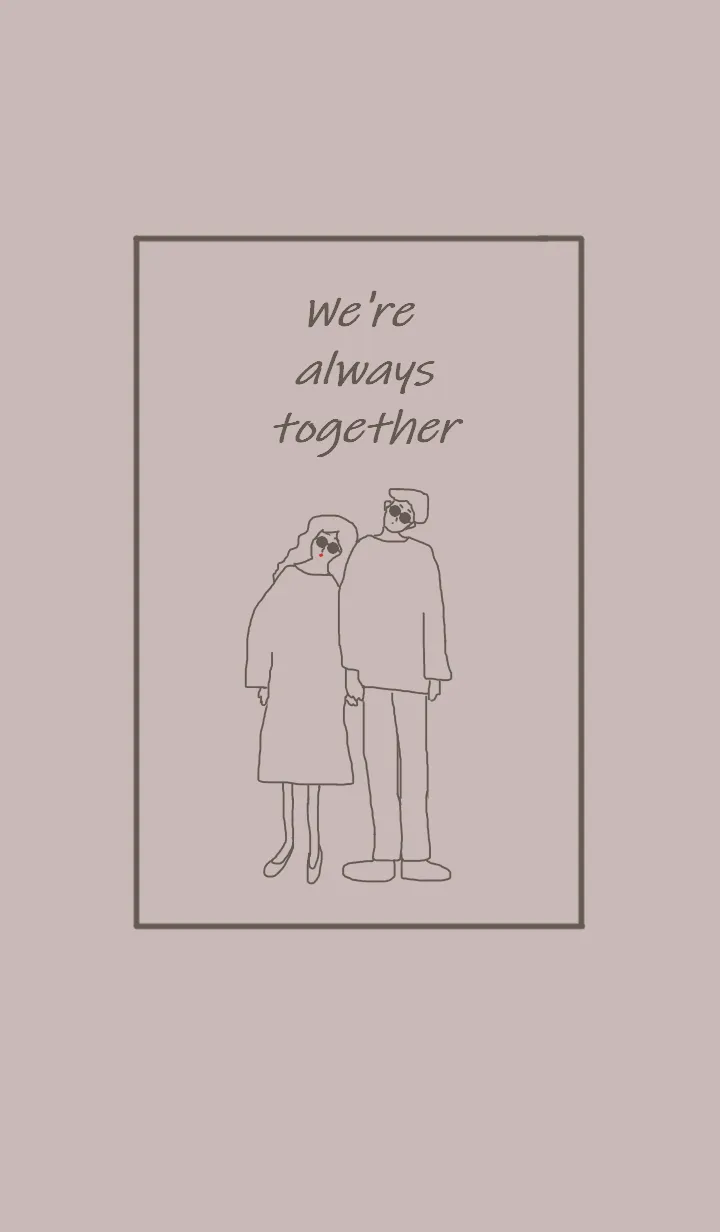We're always together / kusumicolorの着せ替えメイン画像
