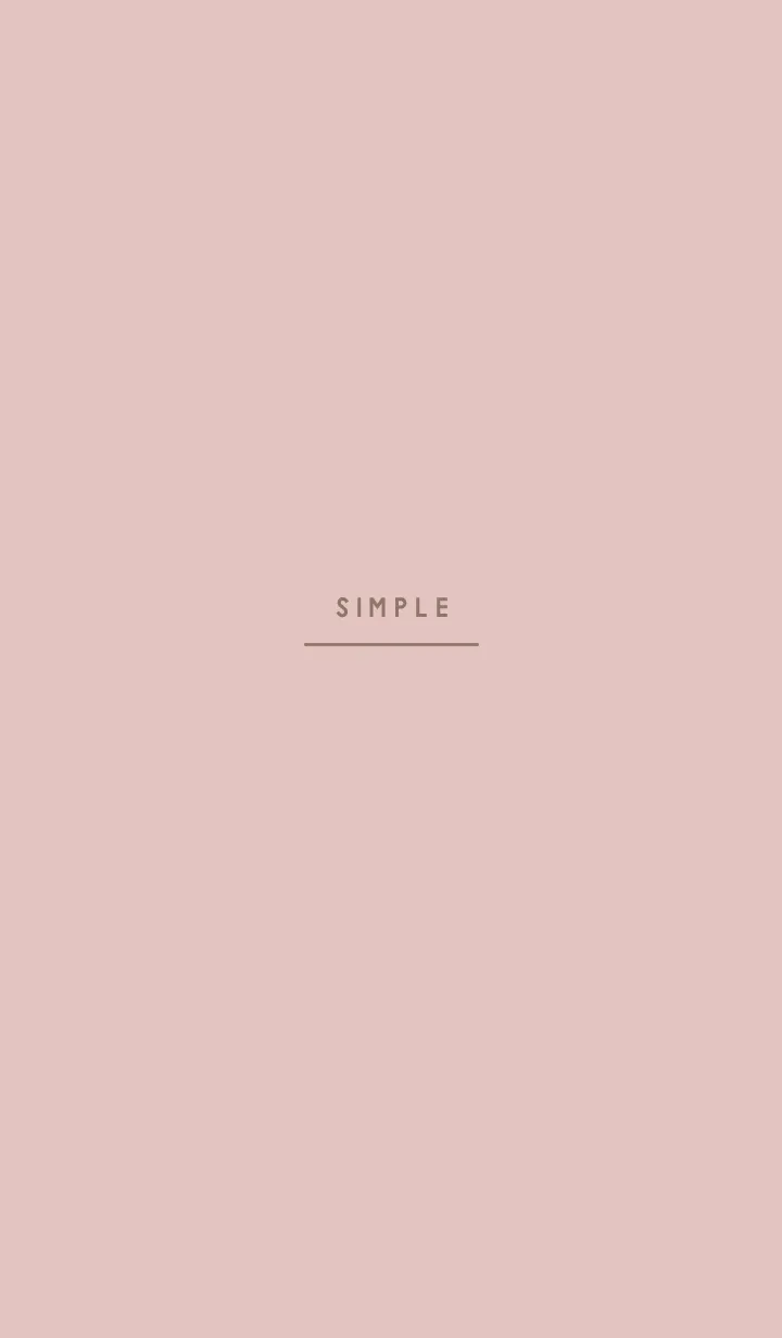 [LINE着せ替え] SIMPLE TEXT 001 #ピンクの画像1