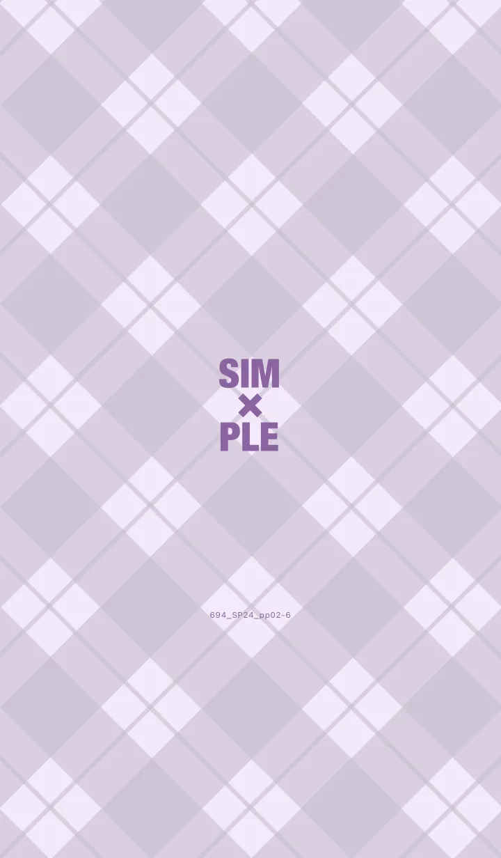 [LINE着せ替え] 694.24_パープル2-6の画像1