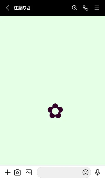 [LINE着せ替え] ザ シンプル ミニ フラワー 49の画像3