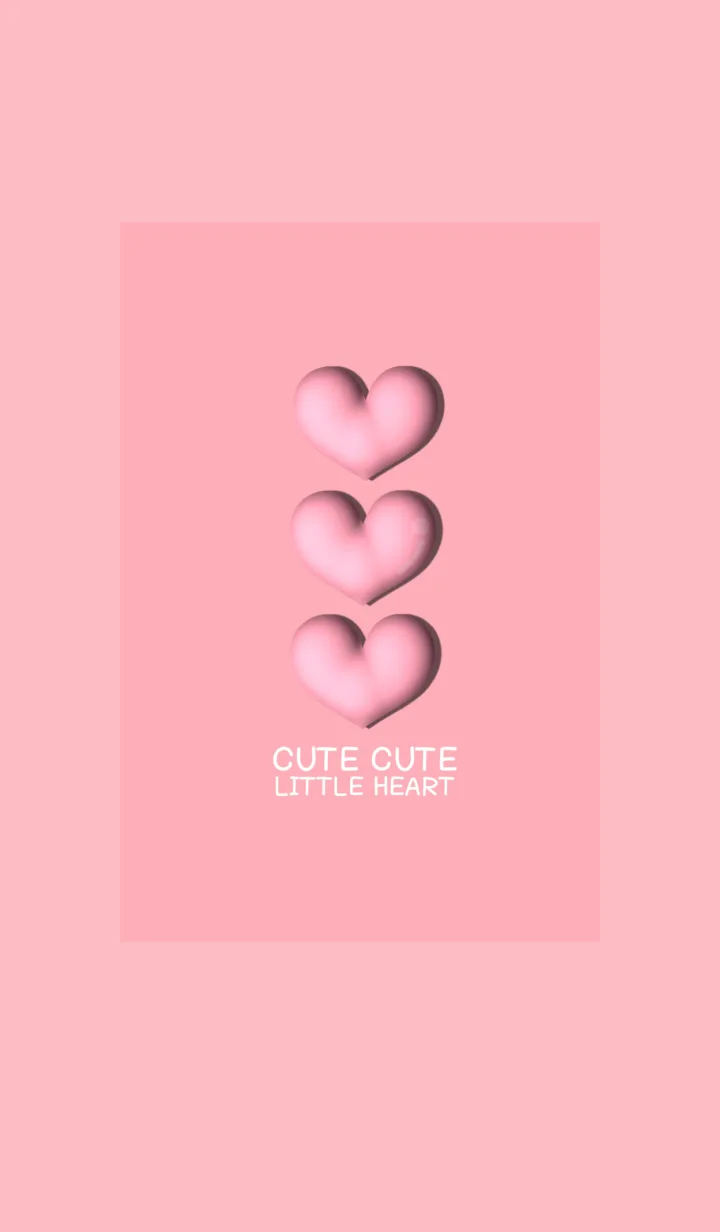 [LINE着せ替え] Cute Cute Little Heart JPの画像1