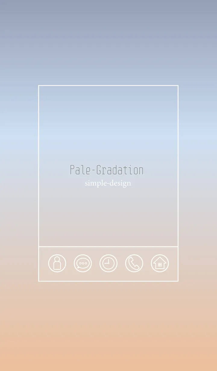 [LINE着せ替え] Pale-Gradation 07の画像1