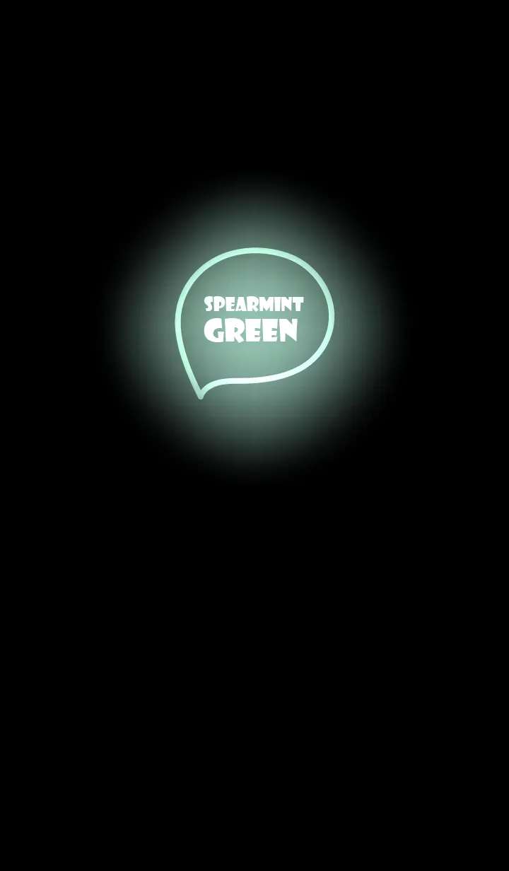 [LINE着せ替え] Spearmint Green Neon Theme Ver.6 (JP)の画像1