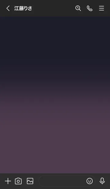 [LINE着せ替え] Grape & Midnight Theme (JP)の画像3