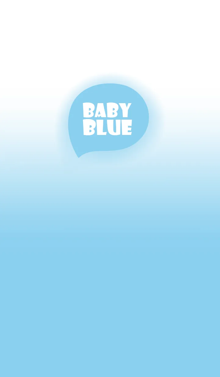 [LINE着せ替え] Baby Blue And White Theme (JP)の画像1