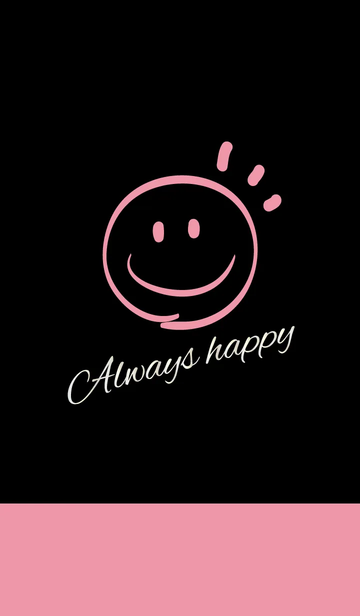 [LINE着せ替え] Always happy -Pink 9-の画像1