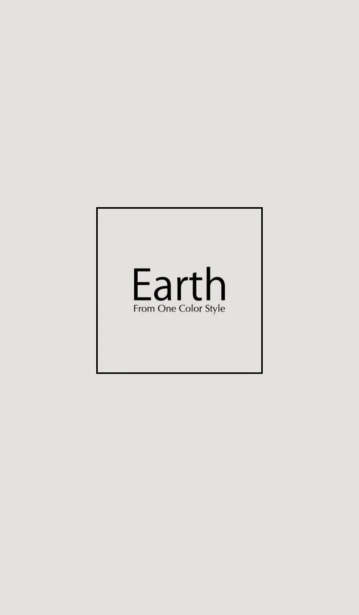 [LINE着せ替え] Earth／アースフォグカラーの画像1