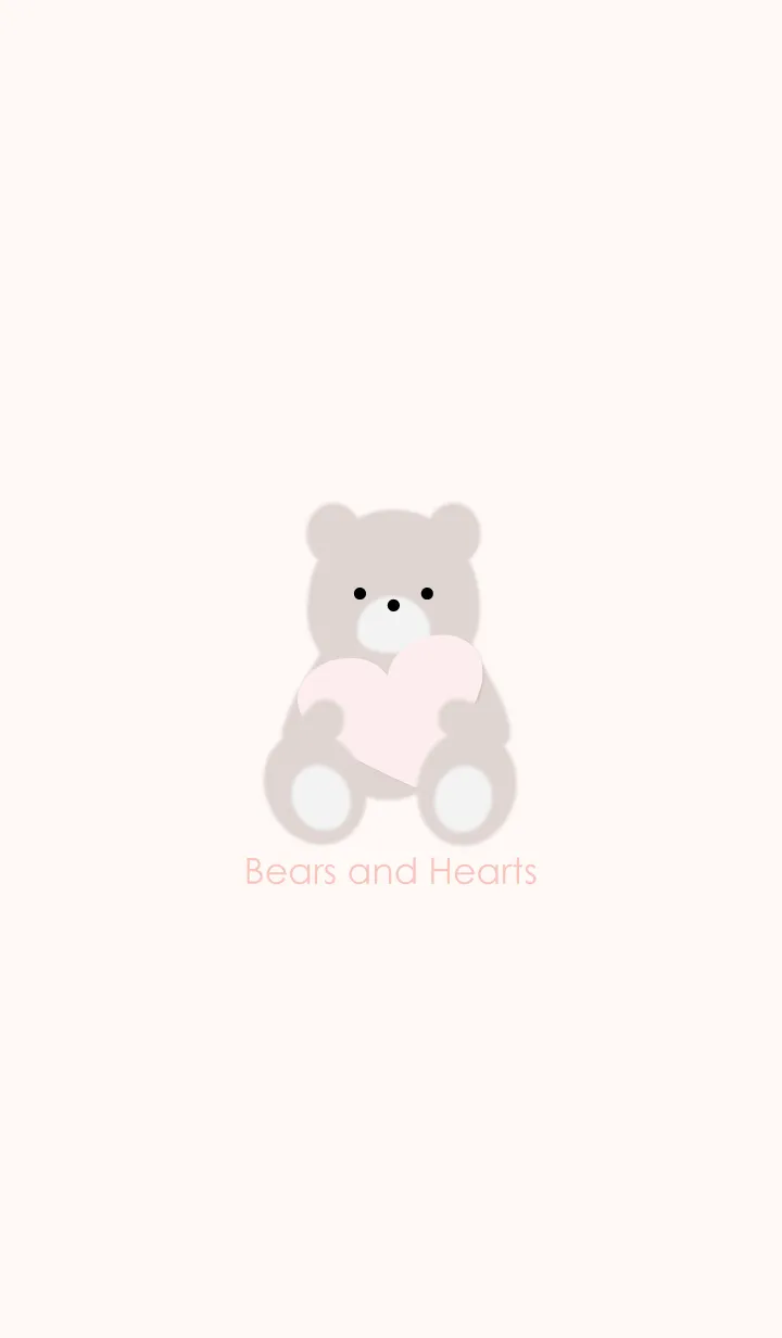 [LINE着せ替え] Bears and Hearts.の画像1