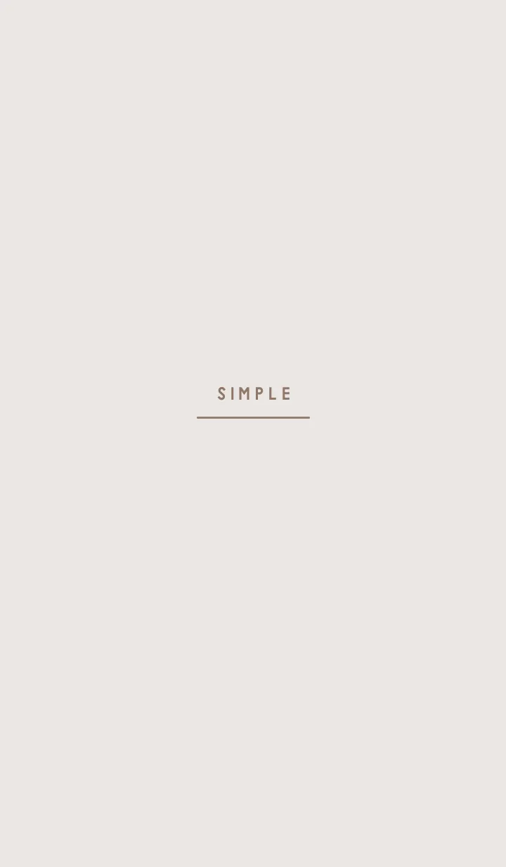 [LINE着せ替え] SIMPLE TEXT 001 #pink beige #Ver.Aの画像1