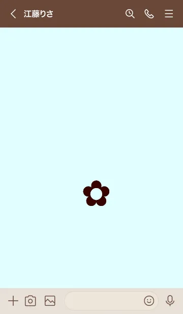 [LINE着せ替え] ザ シンプル ミニ フラワー 51の画像3