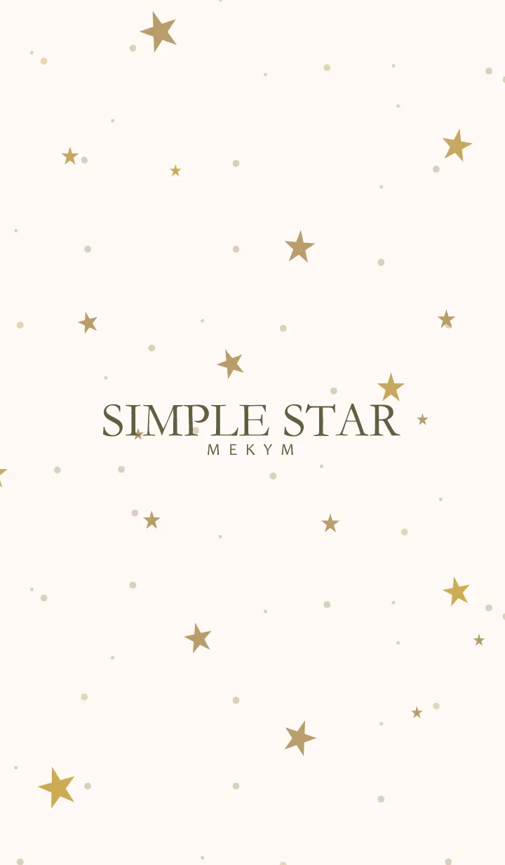 [LINE着せ替え] SIMPLE STAR-NATURAL YELLOW 14の画像1