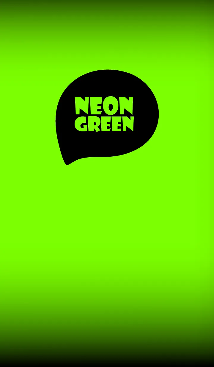 [LINE着せ替え] Neon Green And Black Vr.10 (JP)の画像1