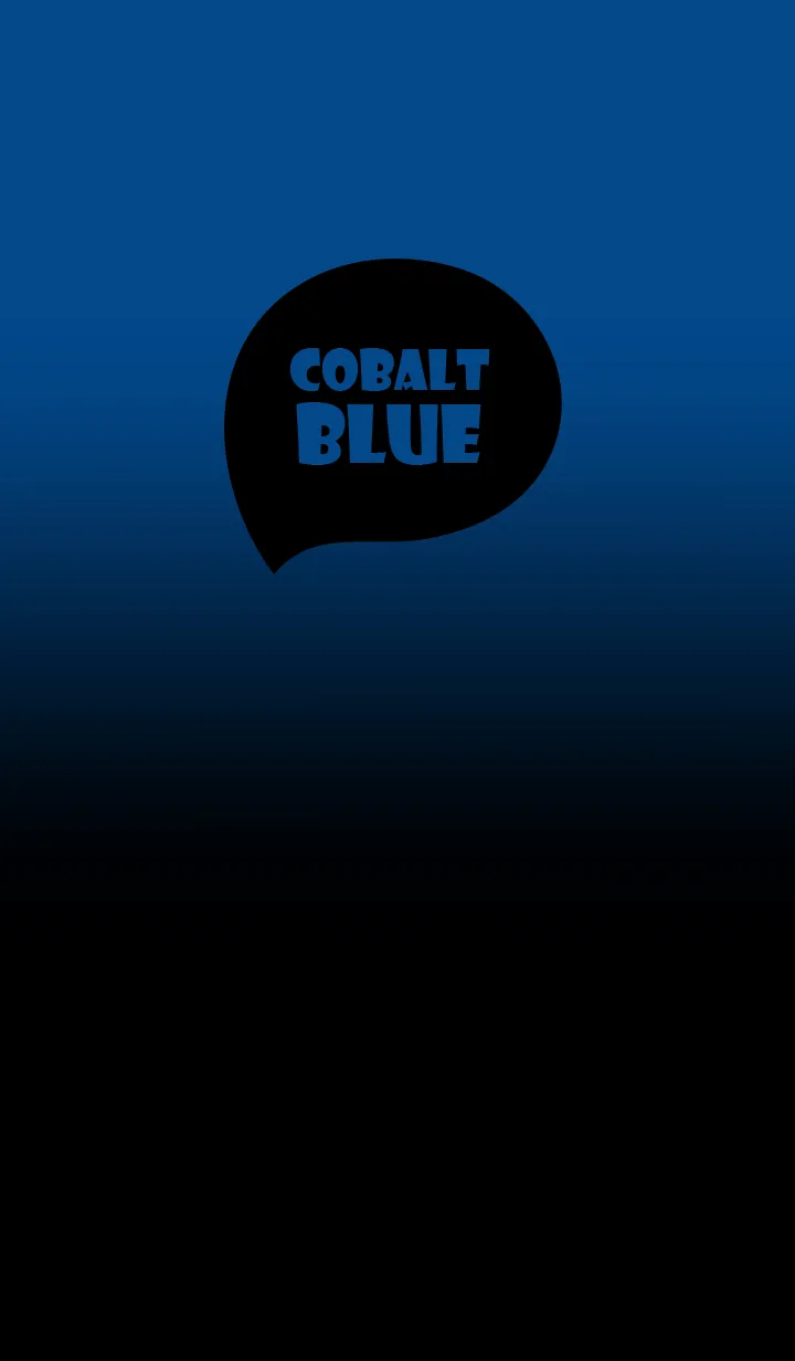 [LINE着せ替え] Black & Coblat Blue  (JP)の画像1