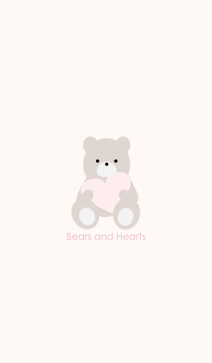 [LINE着せ替え] Bears and Hearts 2の画像1