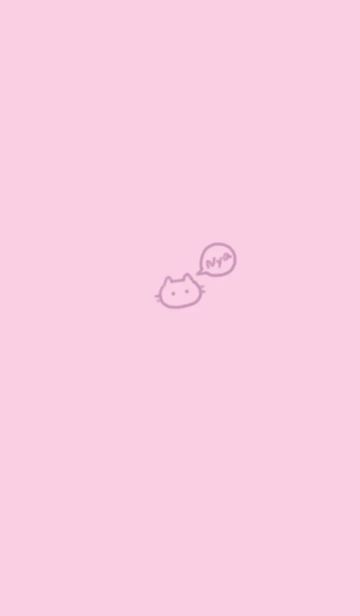 [LINE着せ替え] ～ゆるい猫2♥ピンク33_1～の画像1