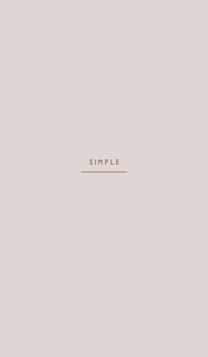 [LINE着せ替え] SIMPLE TEXT 001 #pink beige #Ver.iの画像1