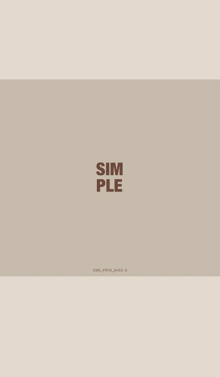 [LINE着せ替え] O95.10_ベージュ4 ブラウン2-3の画像1