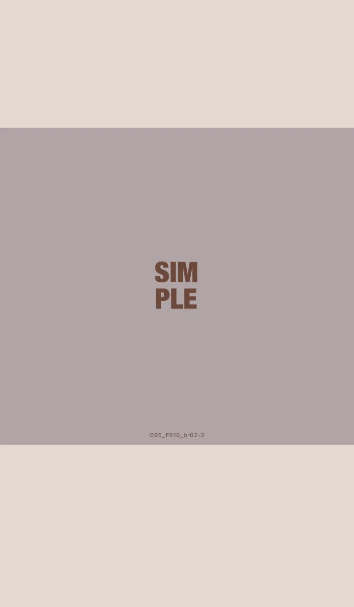 [LINE着せ替え] O95.10_ショコラ ブラウン2-3の画像1