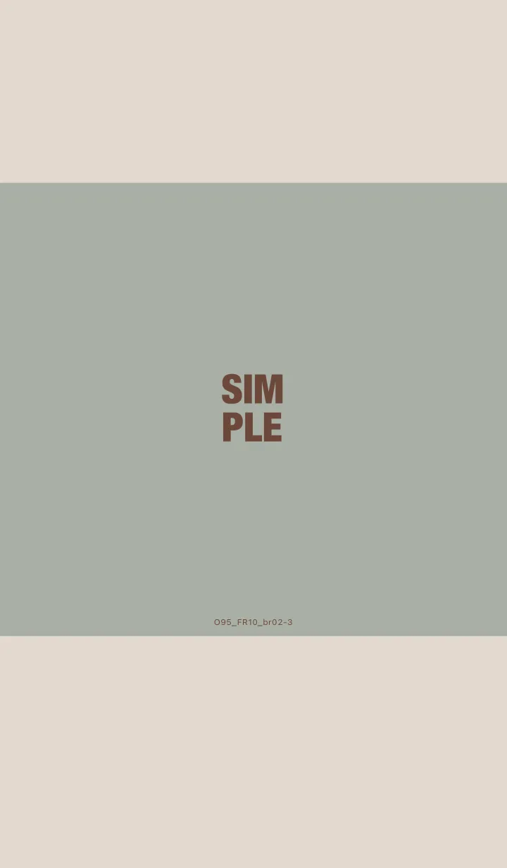 [LINE着せ替え] O95.10_スモーキーMアッシュ ブラウン2-3の画像1