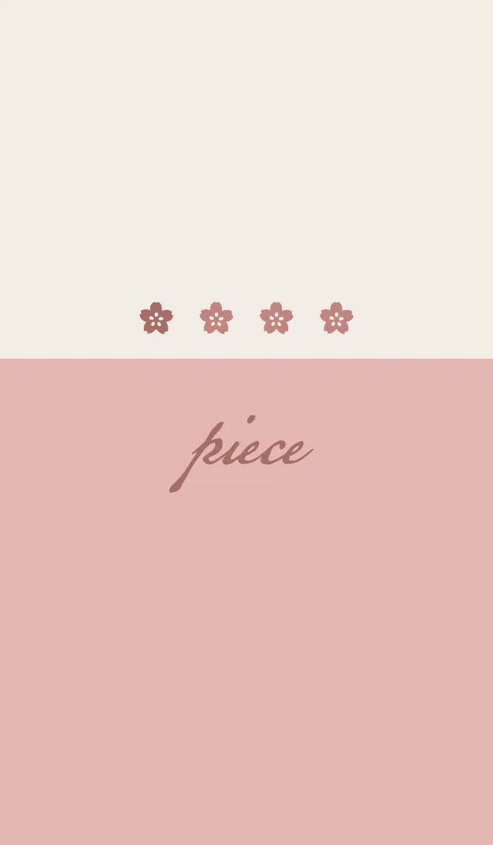 [LINE着せ替え] コーラルピンク <さくら>の画像1