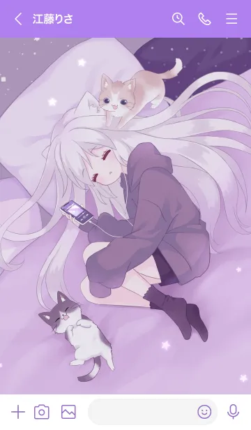 [LINE着せ替え] ソシャゲ女子の画像3