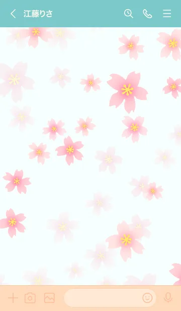 [LINE着せ替え] 桜舞い散る23の画像3