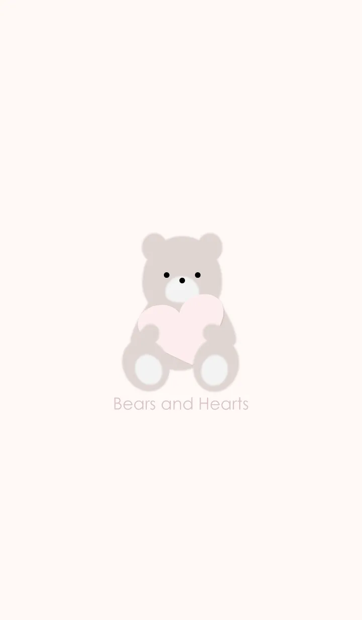 [LINE着せ替え] Bears and Hearts 3の画像1