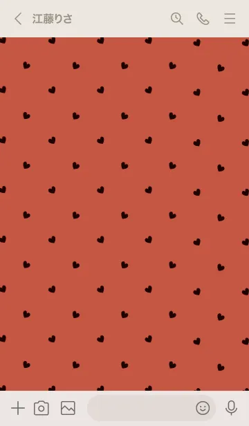 [LINE着せ替え] ミニハート 55の画像3