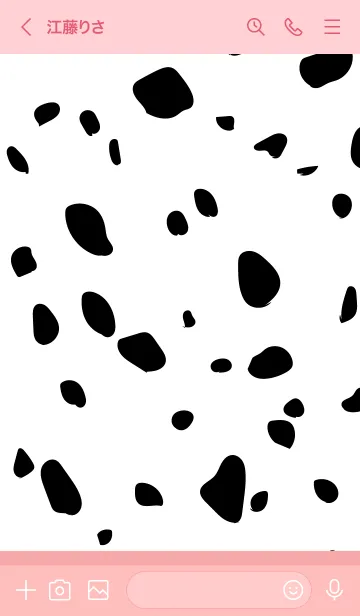 [LINE着せ替え] Dalmatian -MilkyRed-の画像3