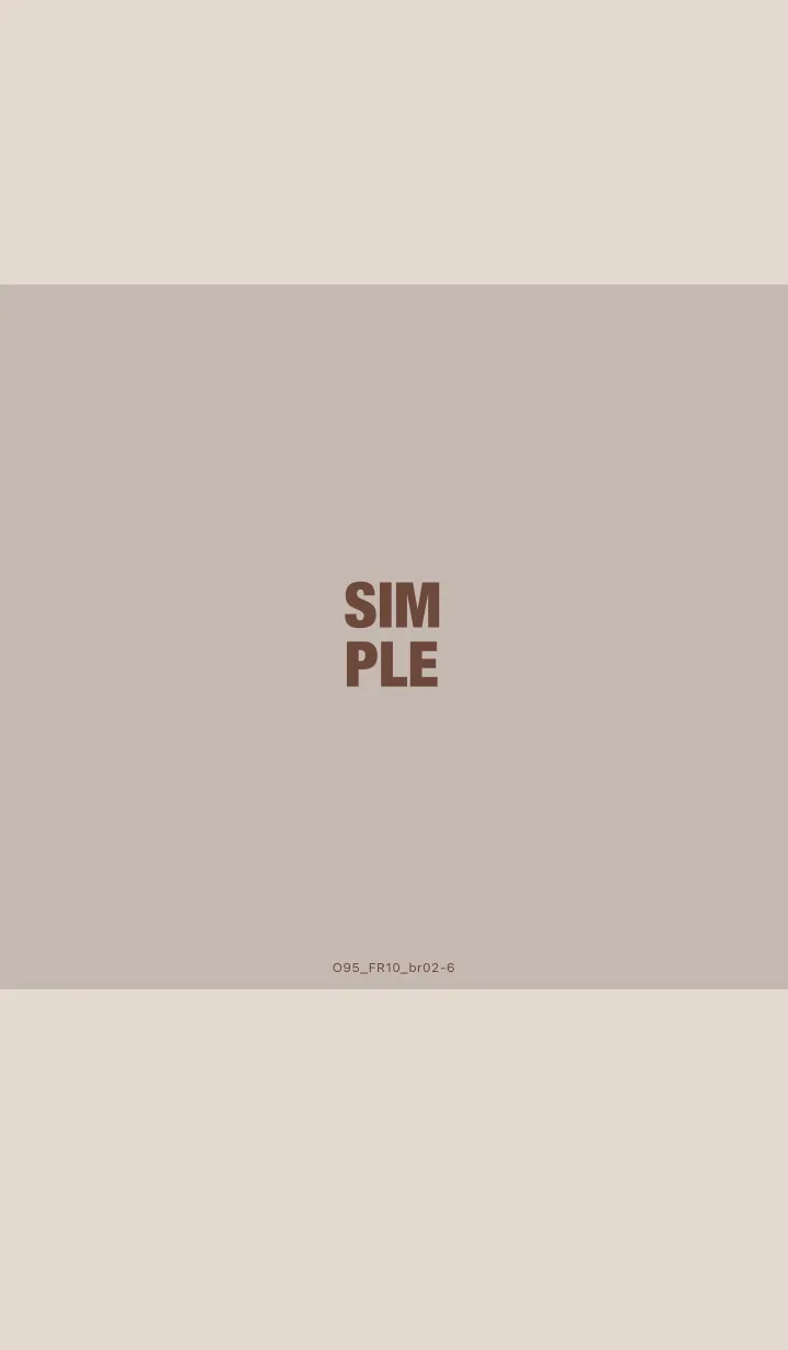 [LINE着せ替え] O95.10_ベージュ3 ブラウン2-6の画像1