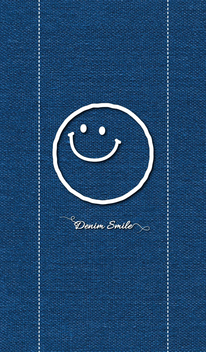 [LINE着せ替え] デニムスマイル♥の画像1