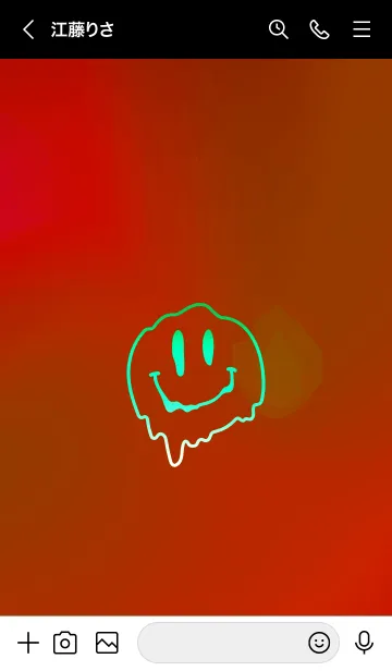 [LINE着せ替え] サイケデリック スマイル 40の画像3