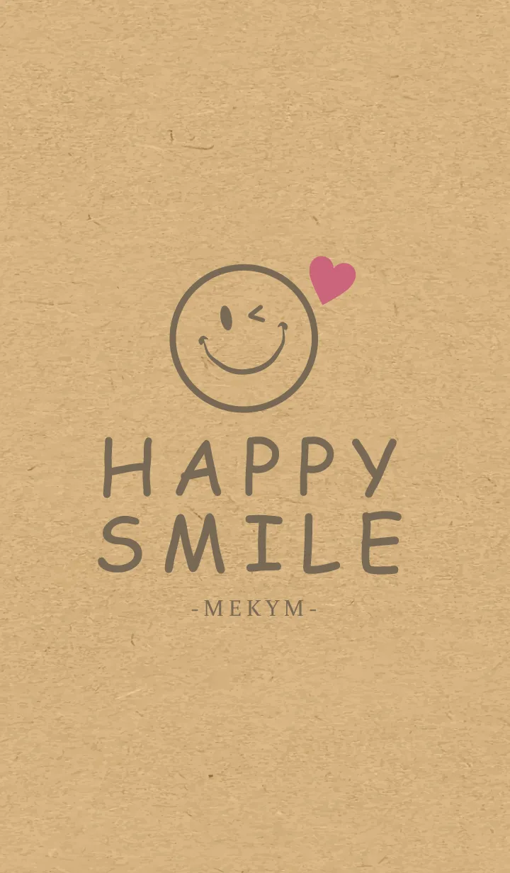 [LINE着せ替え] HAPPY SMILE KRAFT -LOVE- 53の画像1