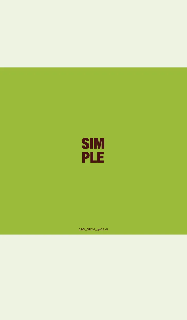 [LINE着せ替え] 295.24_グリーン3-9の画像1